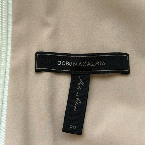 BCBGMaxAzria Cream Lace Midi Dress Size 8 NWOT - Picture 12 of 14